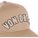 casquette-trucker-beige-buckl-be-von-dutch