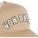 casquette-trucker-marron-buckl-m-von-dutch