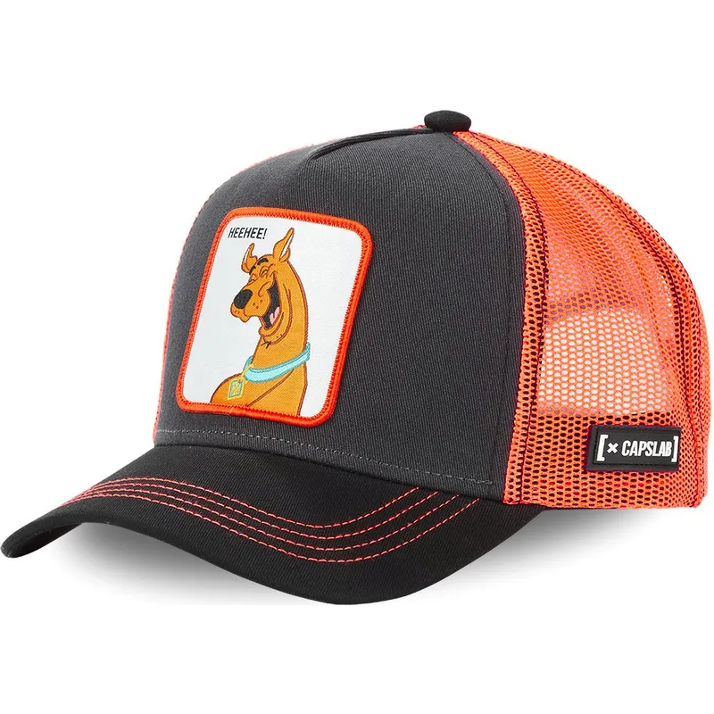 petten-gebogen-zwart-snapback-heehee-hee-scooby-doo-van-capslab