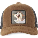 petten-gebogen-bruin-snapback-tasmaanse-duivel-looney-tunes-van-capslab