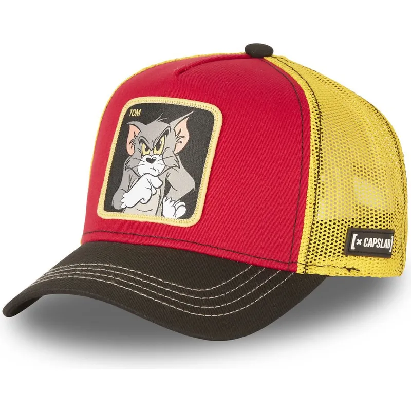 petten-gebogen-rood-snapback-to4-tom-looney-tunes-van-capslab petten-gebogen-rood-snapback-to4-tom-looney-tunes-van-capslab