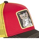 capslab-tom-to4-looney-tunes-red-yellow-and-black-trucker-hat