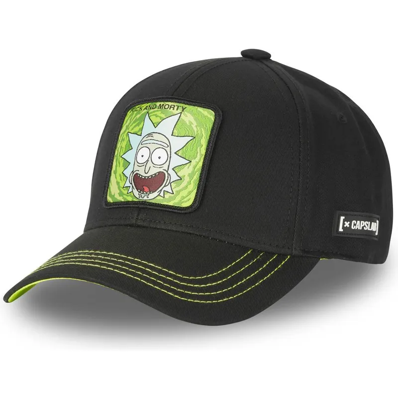 petten-gebogen-zwart-verstelbaar-casb-ri2-rick-sanchez-rick-en-morty-van-capslab