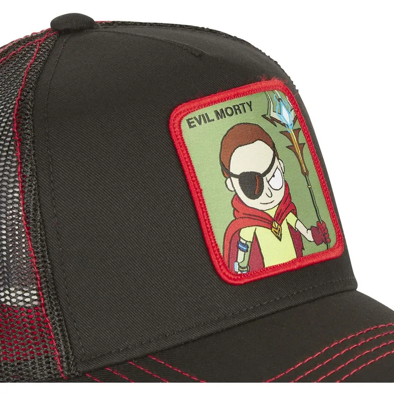 petten-gebogen-zwart-snapback-evil-ev1-morty-smith-rick-en-morty-van-capslab petten-gebogen-zwart-snapback-evil-ev1-morty-smith-rick-en-morty-van-capslab