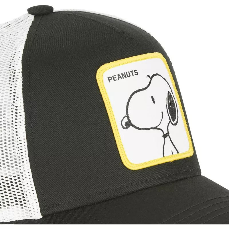 Capslab Snoopy Do2 Peanuts Black and White Trucker Hat
