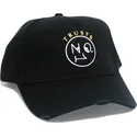 casquette-courbee-noire-ajustable-trusts-no1-distressed-black-gold-logo-the-no1-face