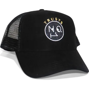 Cap gebogen black snapback van The No.1 Face