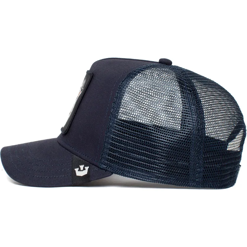 petten-gebogen-marineblauw-snapback-lobo-wolf-the-farm-van-goorin-bros