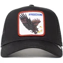 cappellino-trucker-nero-aquila-freedom-di-goorin-bros