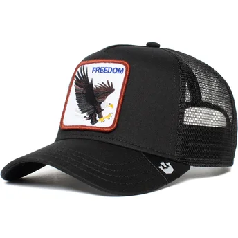 cappellino-trucker-nero-aquila-freedom-di-goorin-bros