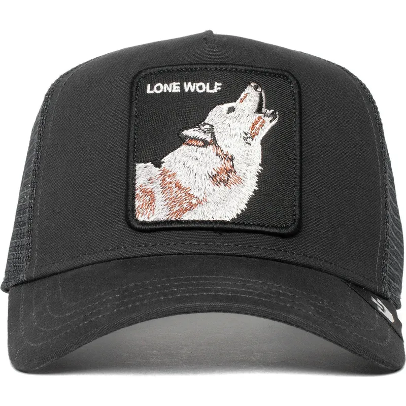 petten-gebogen-zwart-snapback-lobo-moon-lover-the-farm-van-goorin-bros