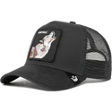 casquette-trucker-noire-loup-moon-lover-goorin-bros