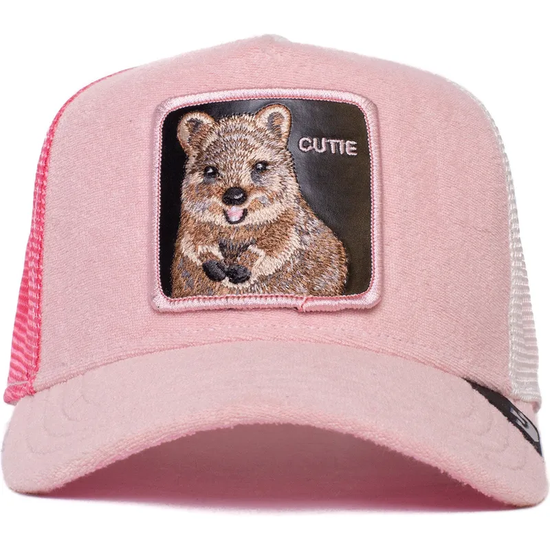 petten-gebogen-roze-snapback-the-farm-van-goorin-bros petten-gebogen-roze-snapback-the-farm-van-goorin-bros