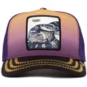 gorra-trucker-violeta-serpiente-toxic-the-farm-de-goorin-bros