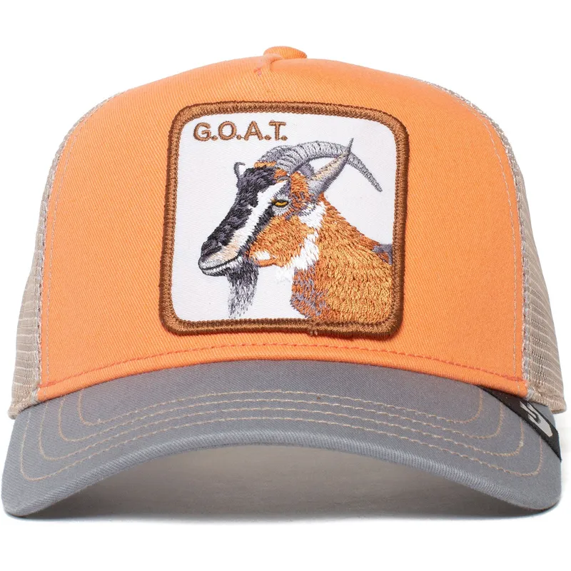 petten-gebogen-oranje-snapback-the-goat-the-farm-van-goorin-bros