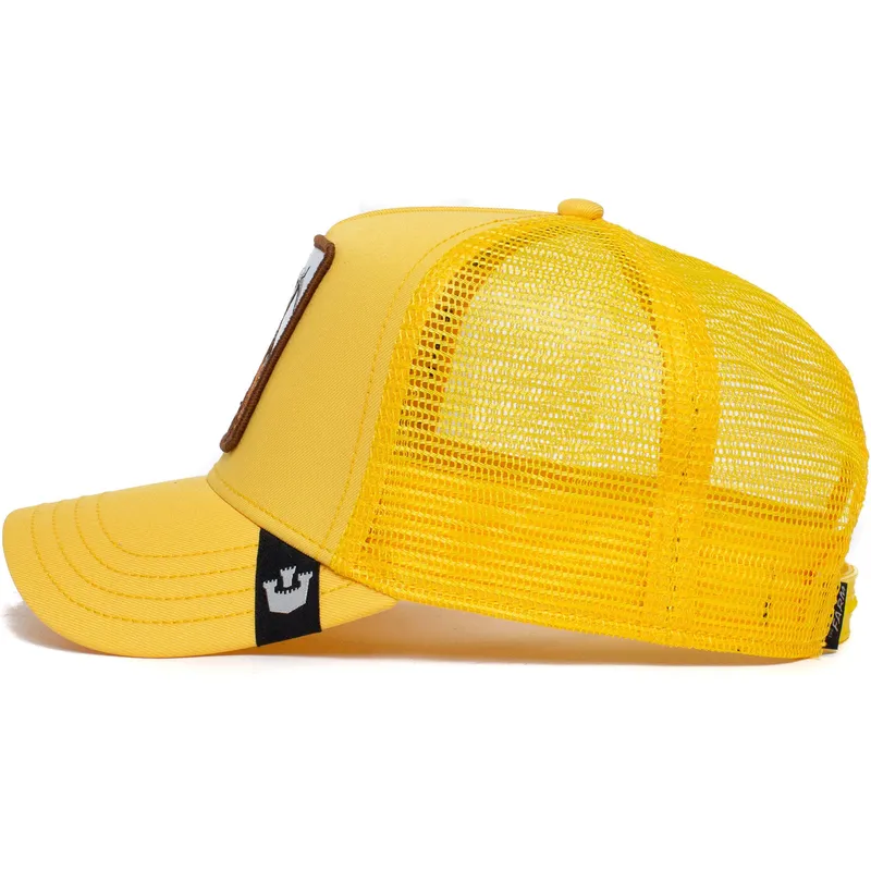 petten-gebogen-geel-snapback-the-farm-van-goorin-bros