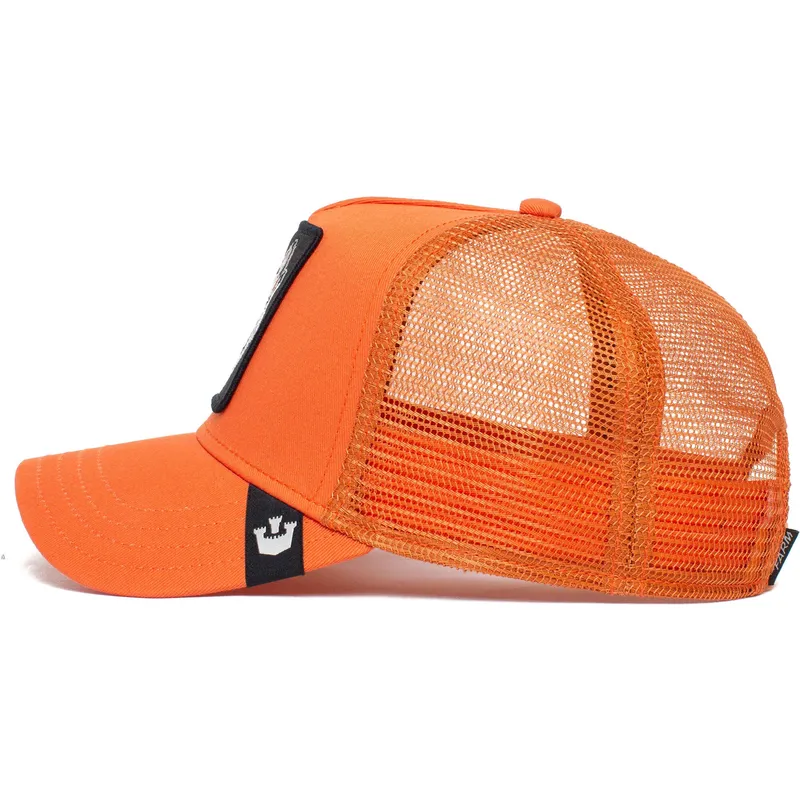 petten-gebogen-oranje-snapback-the-lone-wolf-the-farm-van-goorin-bros