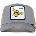 petten-gebogen-grijs-snapback-the-queen-bee-the-farm-van-goorin-bros
