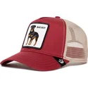 petten-gebogen-rood-snapback-the-farm-van-goorin-bros