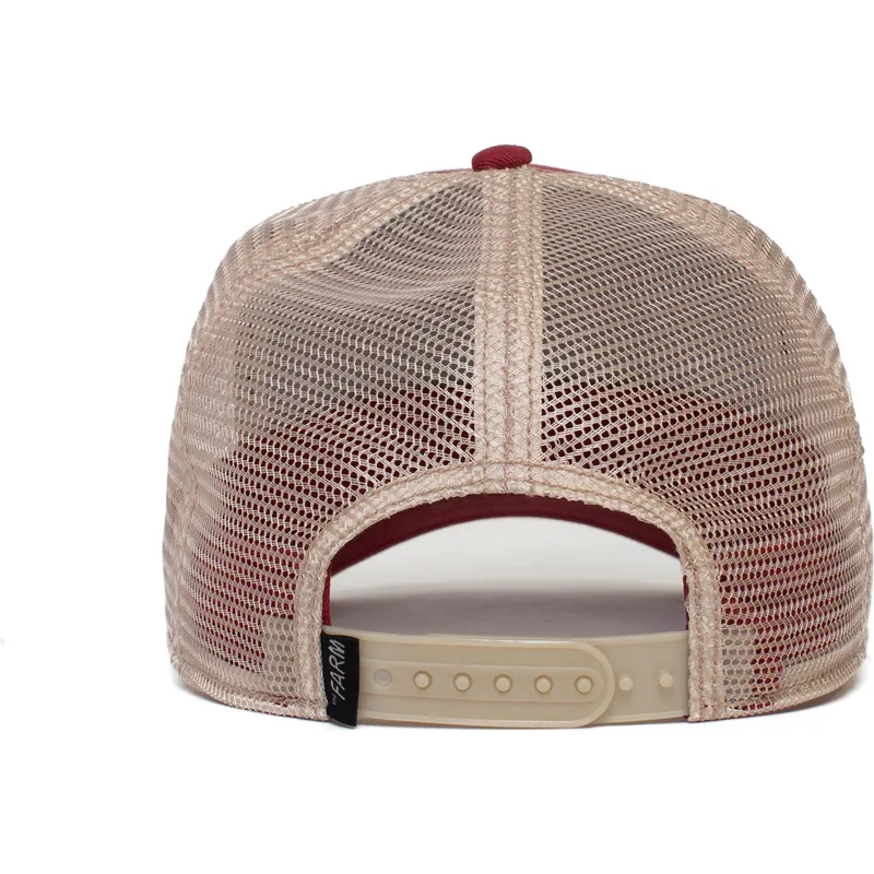 petten-gebogen-rood-snapback-the-farm-van-goorin-bros