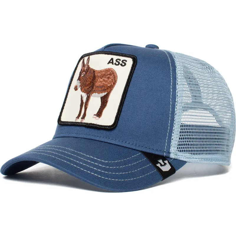 petten-gebogen-blauw-snapback-the-ass-the-farm-van-goorin-bros petten-gebogen-blauw-snapback-the-ass-the-farm-van-goorin-bros