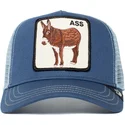 petten-gebogen-blauw-snapback-the-ass-the-farm-van-goorin-bros
