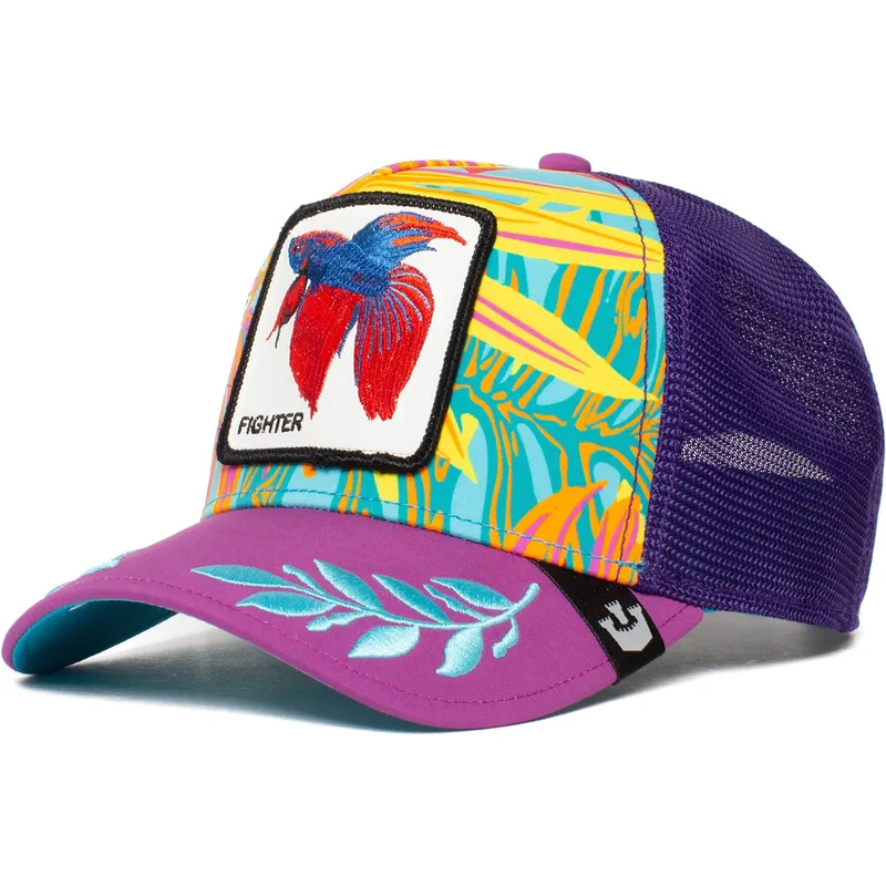 petten-gebogen-violet-snapback-pez-luchador-van-siam-fighter-even-betta-the-farm-the-farm-van-goorin-bros