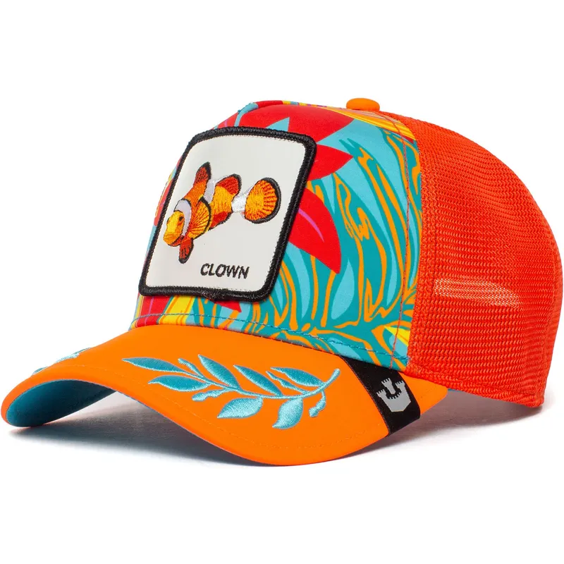 petten-gebogen-oranje-snapback-clown-public-anemone-the-farm-van-goorin-bros