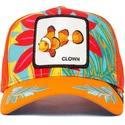 petten-gebogen-oranje-snapback-clown-public-anemone-the-farm-van-goorin-bros
