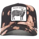 casquette-trucker-noire-mouton-acid-sheep-the-farm-goorin-bros