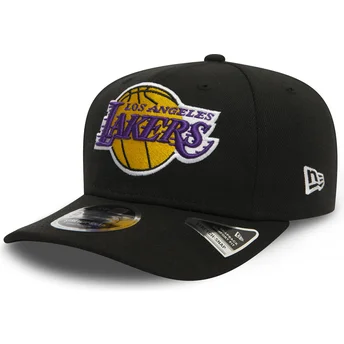 Casquette courbée noire snapback 9FIFTY Stretch Snap Los Angeles Lakers NBA New Era