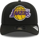 casquette-courbee-noire-snapback-9fifty-stretch-snap-los-angeles-lakers-nba-new-era