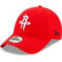 casquette-courbee-rouge-ajustable-9forty-the-league-houston-rockets-nba-new-era