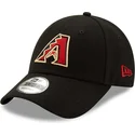 czarna-regulowana-czapka-z-zakrzywionym-daszkiem-9forty-the-league-arizona-diamondbacks-mlb-od-new-era