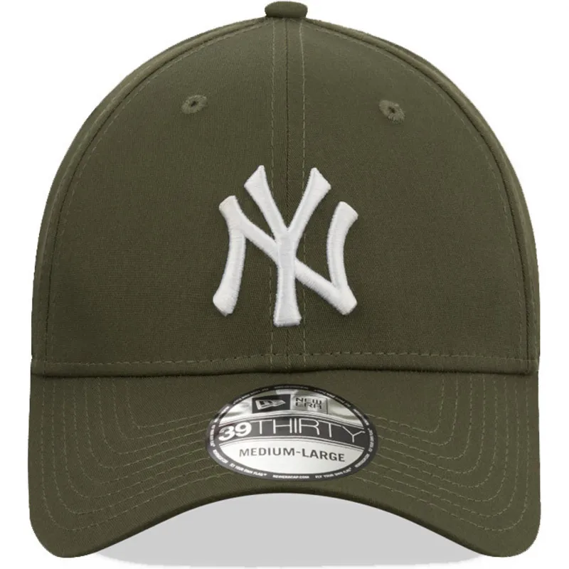 petten-gebogen-groen-fitted-39thirty-league-essential-van-new-york-yankees-mlb-van-new-era