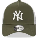 petten-gebogen-groen-snapback-9forty-a-frame-van-new-york-yankees-mlb-van-new-era