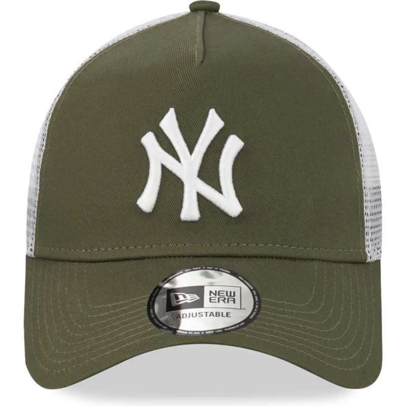 petten-gebogen-groen-snapback-9forty-a-frame-van-new-york-yankees-mlb-van-new-era