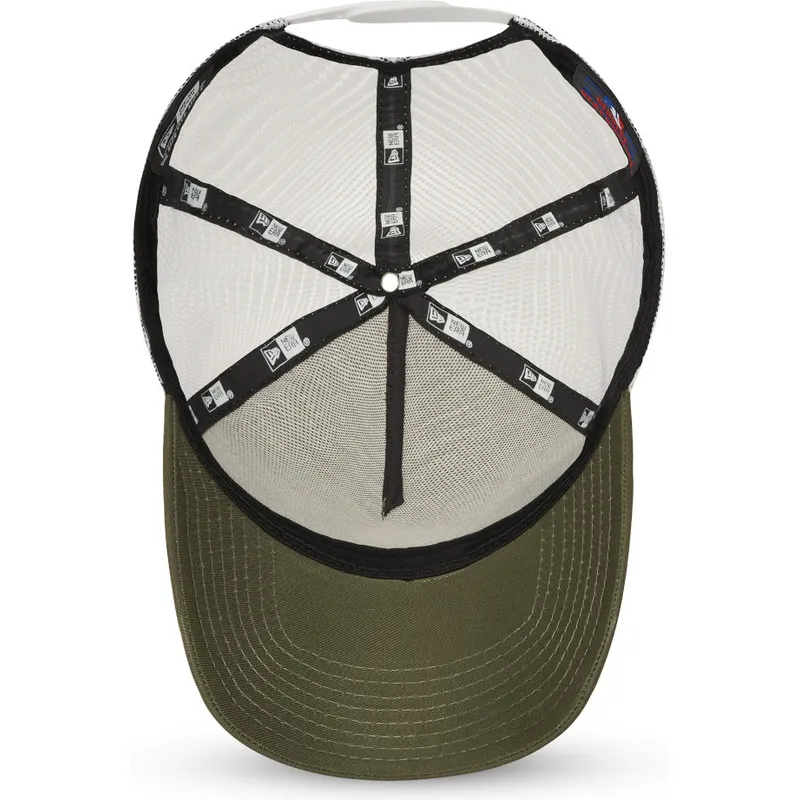 petten-gebogen-groen-snapback-9forty-a-frame-van-new-york-yankees-mlb-van-new-era