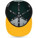cappellino-snapback-9fifty-essential-verde-e-giallo-con-visiera-piatta-oakland-athletics-mlb-di-new-era