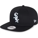 petten-plat-zwart-snapback-9fifty-essential-van-chicago-white-sox-mlb-van-new-era