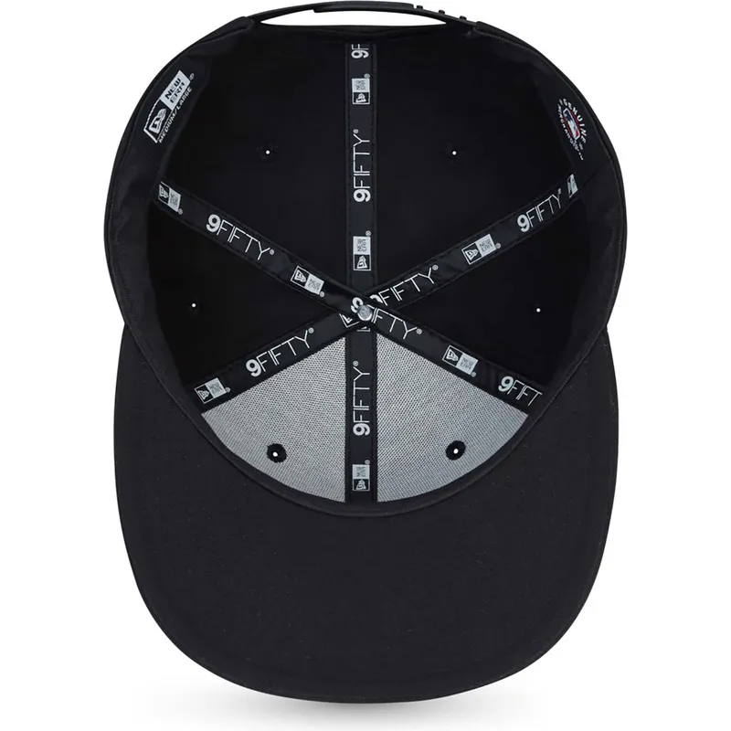 petten-plat-zwart-snapback-9fifty-essential-van-chicago-white-sox-mlb-van-new-era