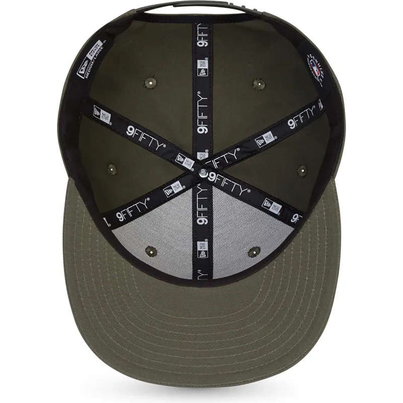 petten-plat-groen-snapback-9fifty-essential-van-new-york-yankees-mlb-van-new-era