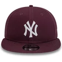 casquette-plate-grenat-snapback-9fifty-essential-new-york-yankees-mlb-new-era