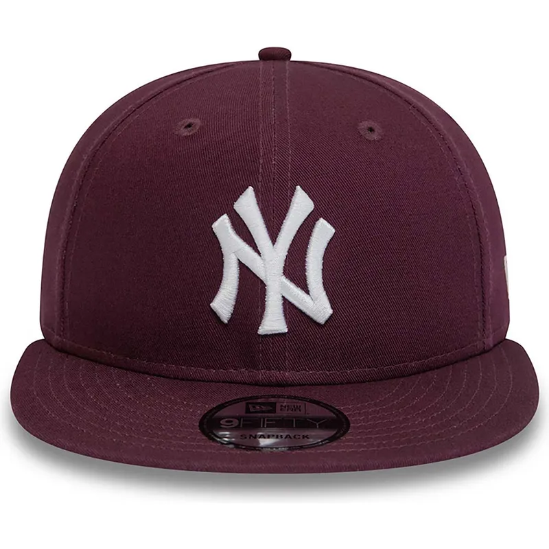 petten-plat-rood-snapback-9fifty-essential-van-new-york-yankees-mlb-van-new-era