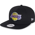 casquette-plate-noire-snapback-9fifty-essential-los-angeles-lakers-nba-new-era