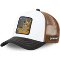 casquette-trucker-blanche-marron-et-noire-scooby-doo-help-rel-scooby-doo-capslab