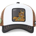 casquette-trucker-blanche-marron-et-noire-scooby-doo-help-rel-scooby-doo-capslab