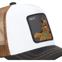 casquette-trucker-blanche-marron-et-noire-scooby-doo-help-rel-scooby-doo-capslab