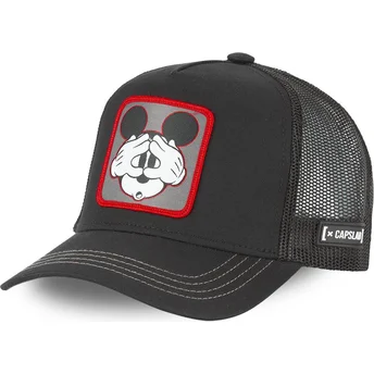 petten-gebogen-zwart-snapback-mickey-mouse-disney-van-capslab