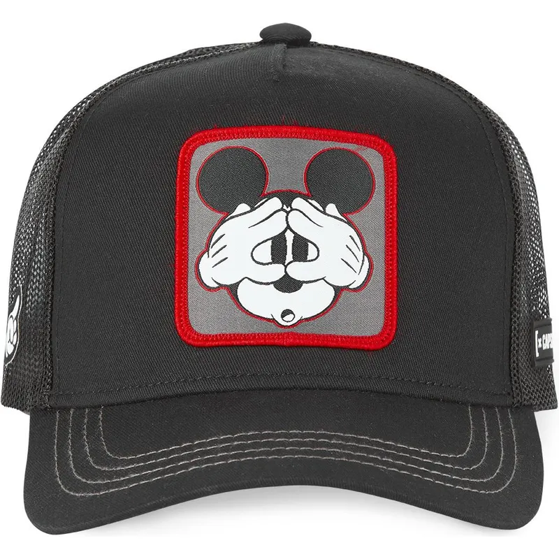 petten-gebogen-zwart-snapback-mickey-mouse-disney-van-capslab